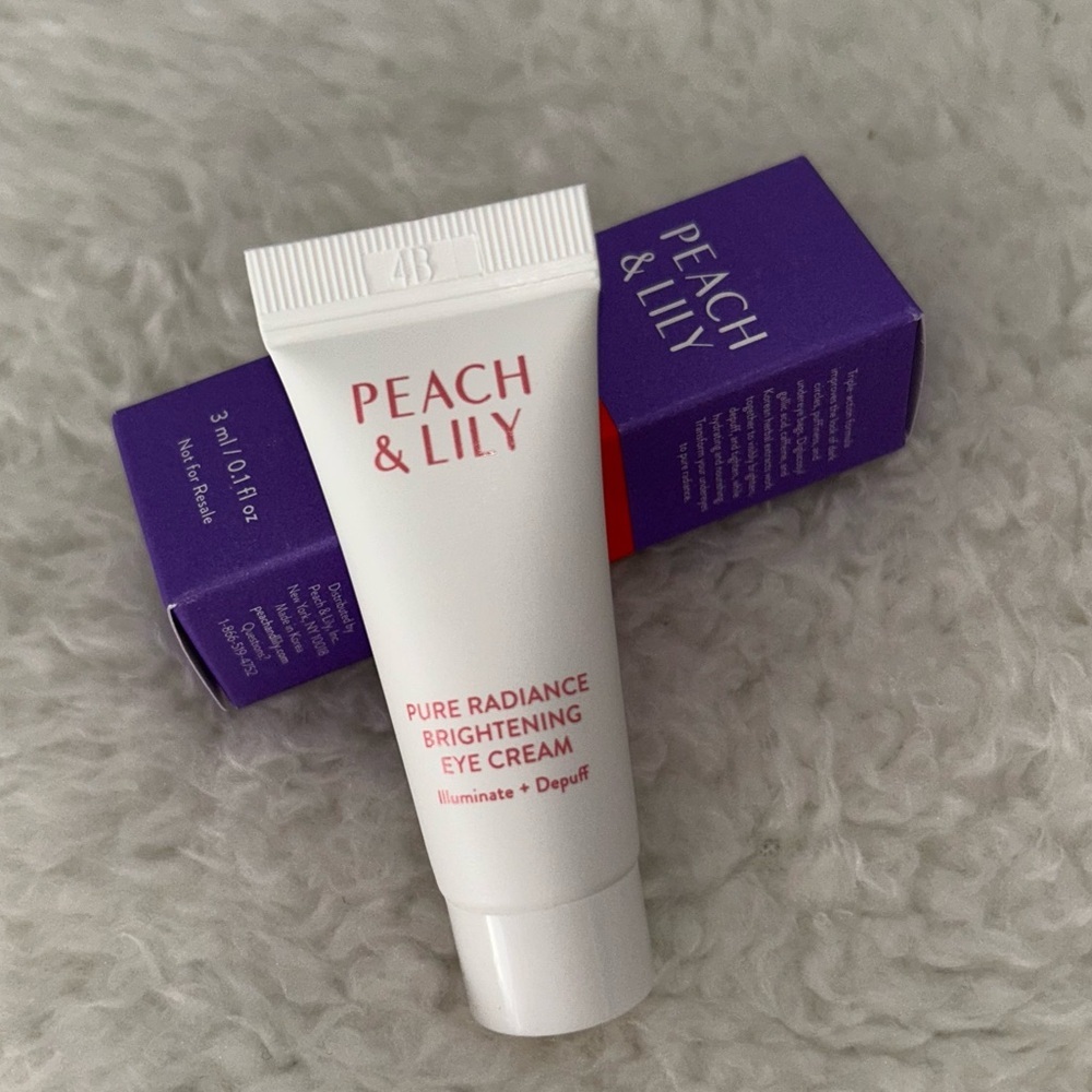 Peach & Lily Pure Radiance Brightening Eye Cream Mini NEW